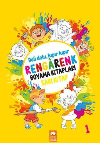 Rengarenk Boyama Kitapları Sarı Kitap