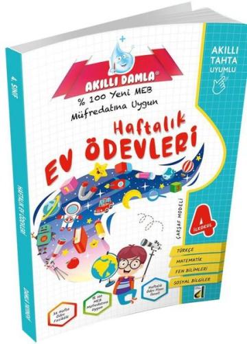 Damla Eğitim Haftalık Ev Ödevleri 4 Çarşaf Çarşaf
