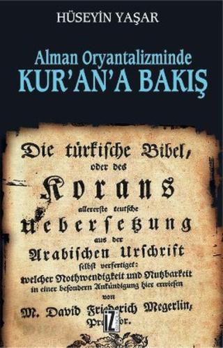 Alman Oryantalizminde Kur an a Bakış
