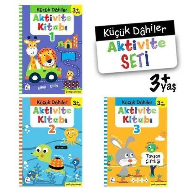 Küçük Dahiler Dikkat Geliştirme Seti 2 Kitap Takım 7 Yaş Pedagog Onaylı