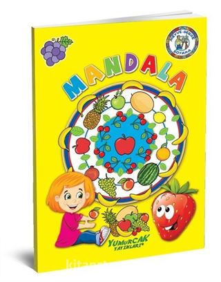 Mavi Boncuk Yayınları Mandala Boyama Kitabı İlkokullar İçin