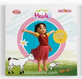 Heidi Etkinlik Kitabı 4 Boyama Alıştırma Eşleştirme Bulmaca Yaz Çiz Bul
