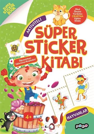 Aktiviteli Süper Sticker Kitabı Çevremiz