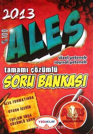 Yediiklim 2021 Ales Sayısal Sözel Yetenek Çözümlü Soru Bankası Komisyon 32 İndirim