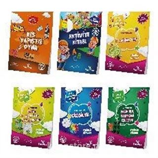 4 6 Yaş Okul Öncesi Evde Etkinlik Seti 6 Kitap
