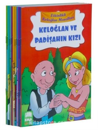 Etkinlikli Keloğlan Masalları 10 Kitap Takım Küçük Boy 1 ve 2 Sınıflar İçin Düz Yazılı