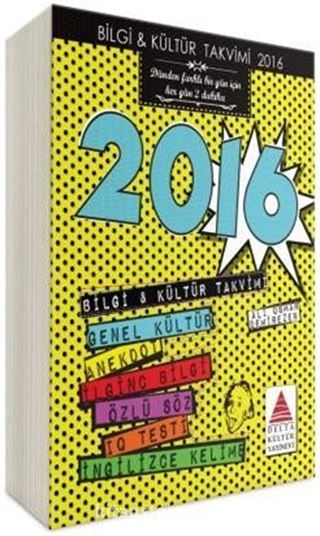2026 Bilgi Kültür Takvimi