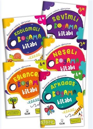 Boyama Kitabı Serisi 5 Kitap Takım