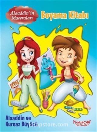 Alaaddin Boyama Eğitici ve Öğretici Boyama Kitabı
