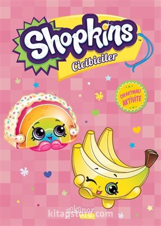 Çıkartmalı Shopkins Cicibiciler Aktivite Pembe