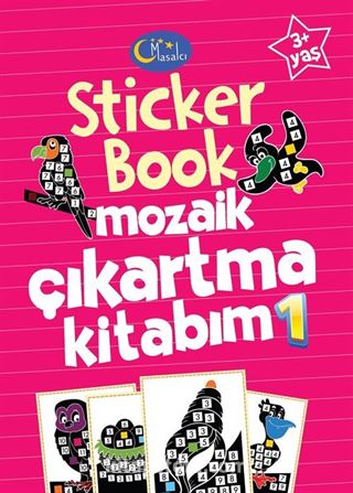 Mozaik Sticker Çıkartma Kitabı Siyah