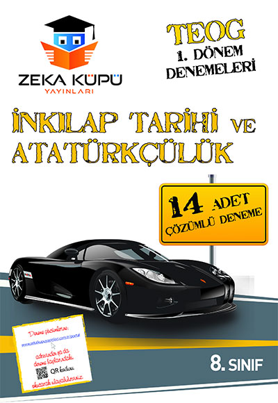 8 Sınıf 1 Dönem TEOG 14 lü İnkılap Tarihi ve Atatürkçülük Denemesi Zeka Küpü Yayınları