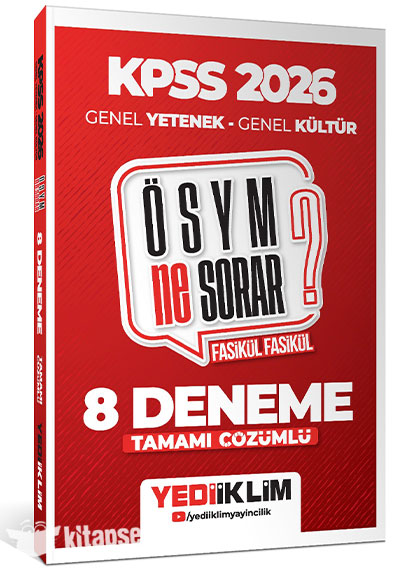 2026 KPSS Genel Yetenek Genel Kültür Orijinal Son 12 Yıl Çıkmış Sorular Fasikül Çözümlü