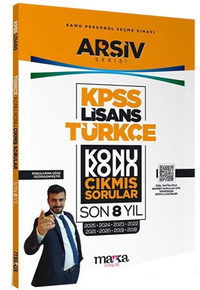 KPSS Ön Lisans Ortaöğretim Genel Yetenek Türkçe Konu Konu Çıkmış Sorular Son 10 Yıl