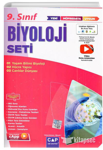9 Sınıf Biyoloji Anadolu Seti Çap Yayınları