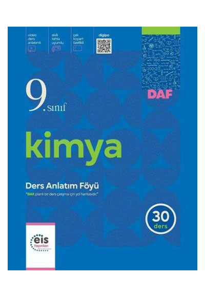9 Sınıf DAF Kimya EİS Yayınları