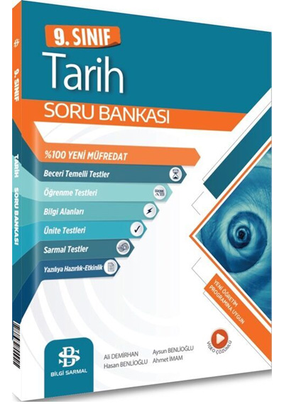 9 Sınıf Tarih Soru Bankası Video Çözümlü Bilgi Sarmal Yayınları