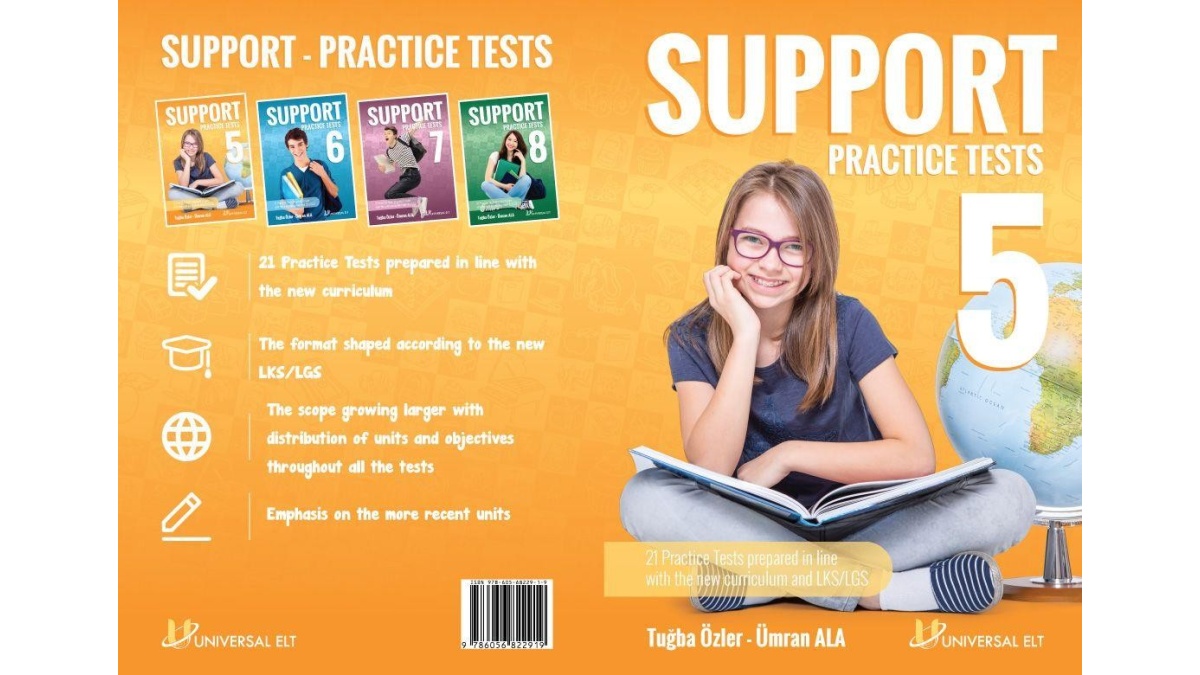 5 SINIF SUPPORT PRACTICE TESTS UNIVERSAL ELT