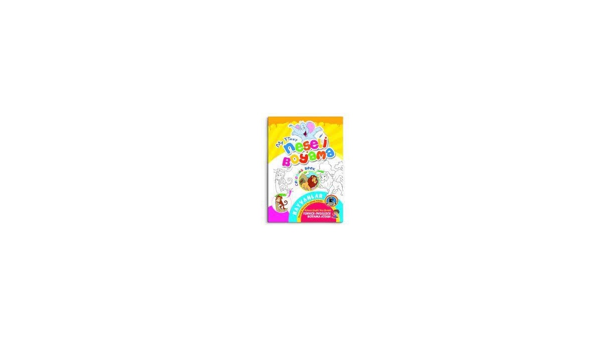 Neşeli Boyama Örnekli Renkli 8 Kitap