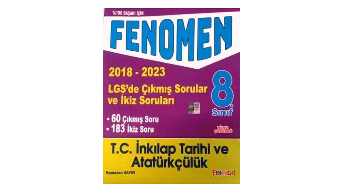 8 Sınıf LGS İnkılap Tarihi ve Atatürkçülük Çıkmış Sorular ve İkiz Soruları 2018 2024