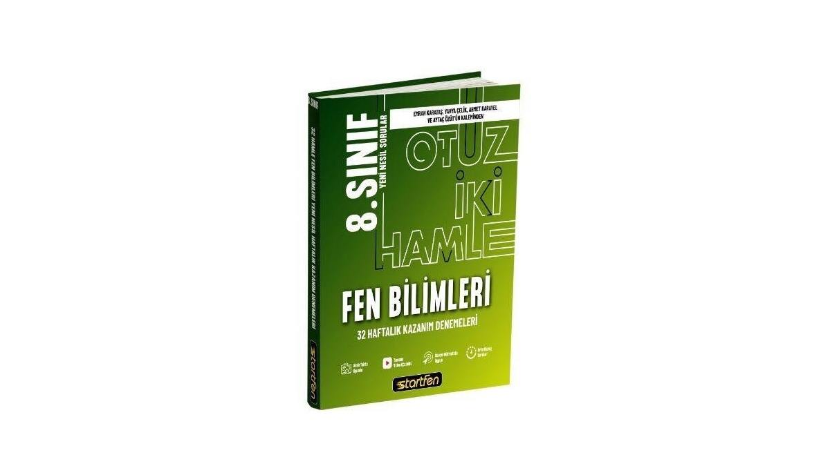8 Sınıf Fen Bilimleri 32 Hamle Haftalık Kazanım Denemeleri