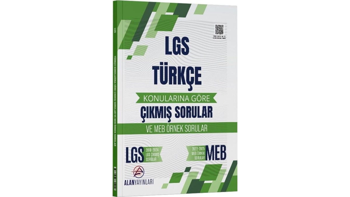 Alan Yayınları 8 Sınıf LGS Türkçe Konularına Göre Çıkmış Sorular