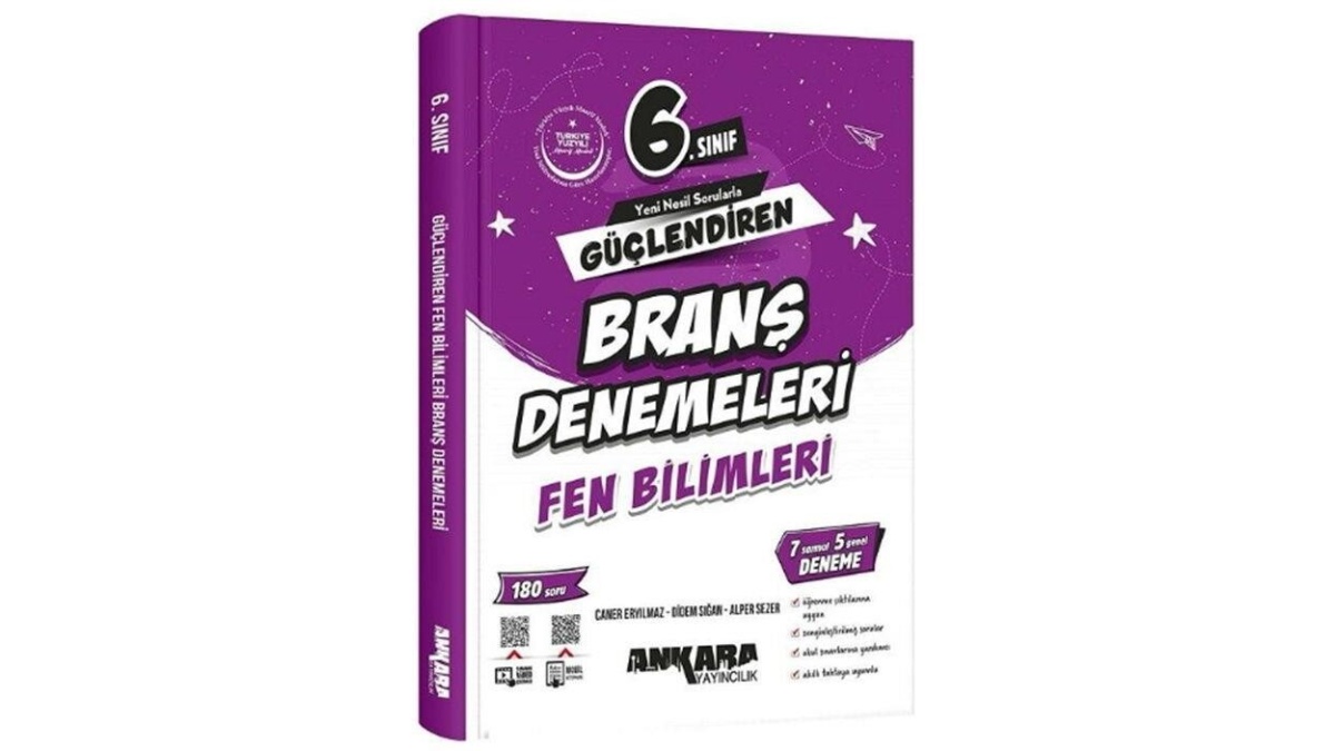Ankara Yayıncılık 6 Sınıf Fen Bilimleri Güçlendiren Branş Denemeleri