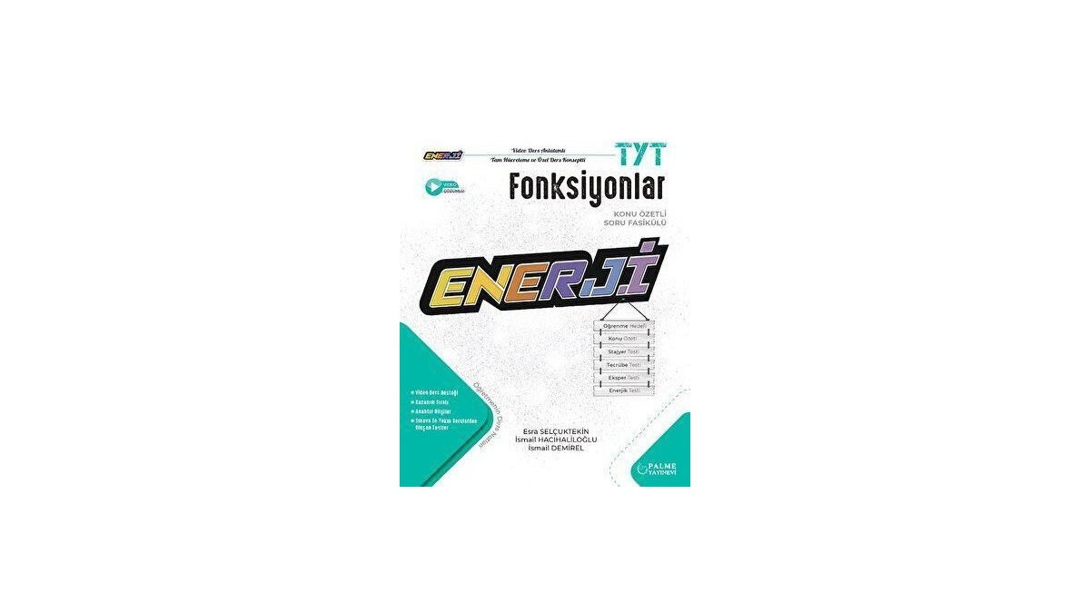 TYT Enerji Fonksiyonlar Konu Özetli Soru Fasikülü