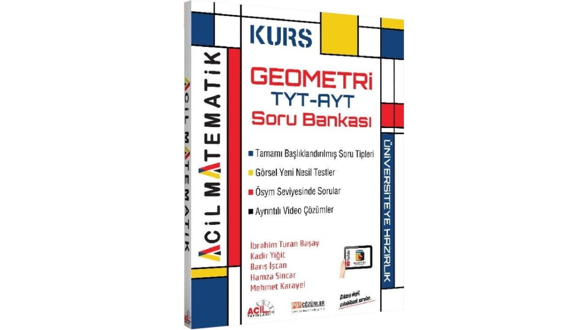 Acil Yayınları TYT AYT Geometri KURS Soru Bankası