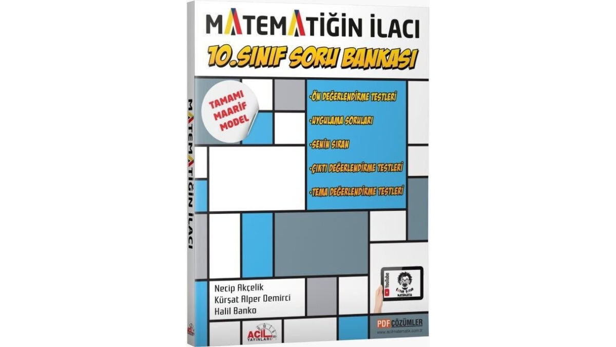 Acil Yayınları 10 Sınıf Matematiğin İlacı Soru Bankası