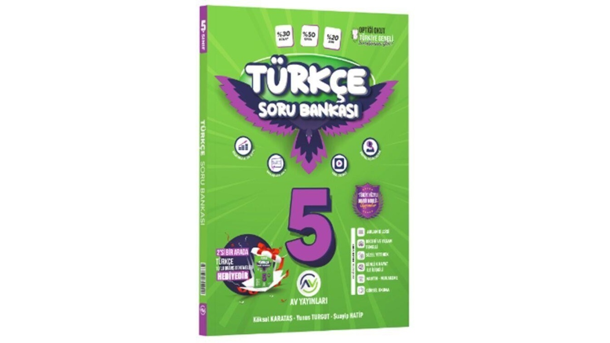 Av Yayınları 5 Sınıf Türkçe Soru Bankası