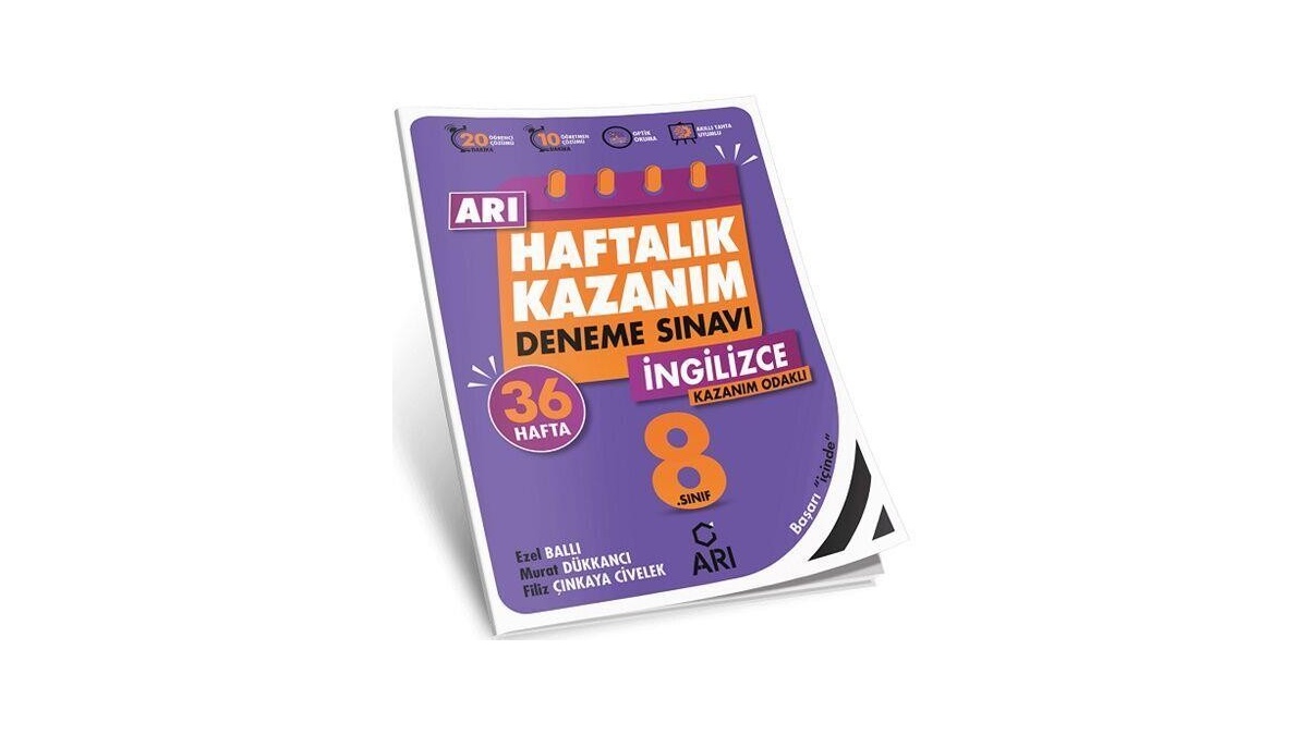 8 Sınıf İngilizce Arı Haftalık Kazanım Deneme
