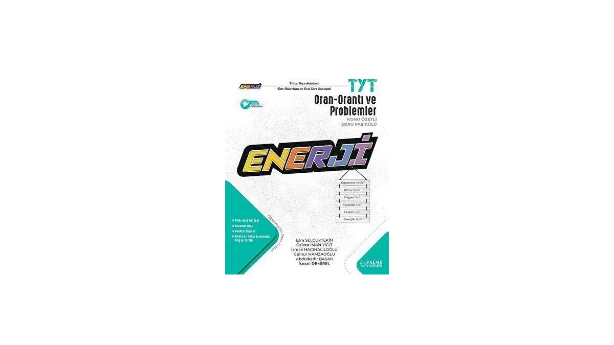 TYT Enerji Permütasyon Kombinasyon Binom ve Olasılık Konu Özetli Soru Fasikülü