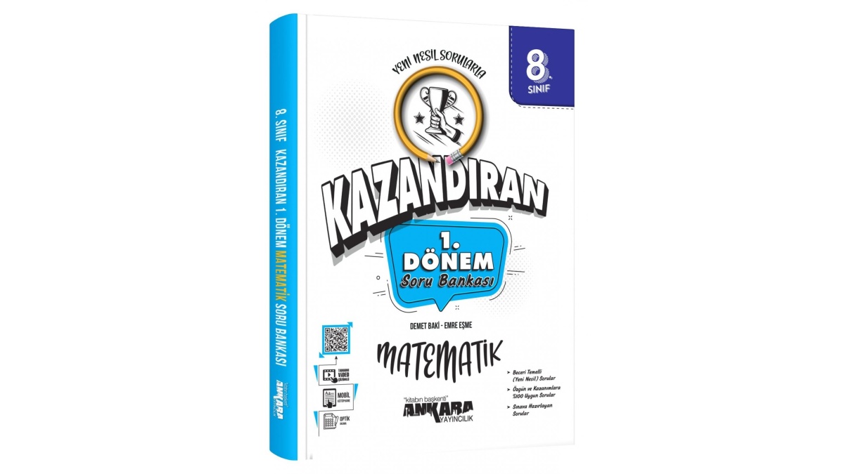 LGS Kazandıran 8 Sınıf 1 Dönem Matematik Soru Bankası
