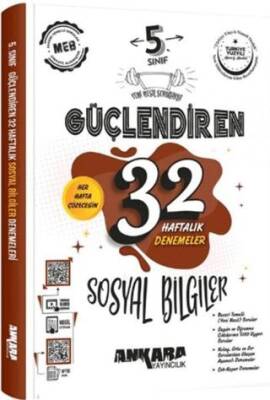 5 Sınıf Sosyal Bilimler Güçlendiren 32 Haftalık Denemeler