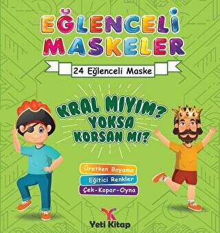 Eğlenceli Maskeler Kral mıyım Yoksa Korsan mı