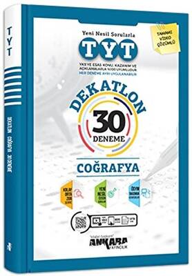 Ankara Yayıncılık TYT Dekatlon Coğrafya 30 Deneme