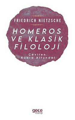 Homeros ve Klasik Filoloji