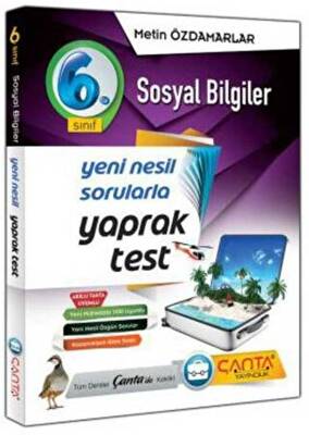 Çanta Yayınları 6 Sınıf Sosyal Bilgiler Yaprak Test