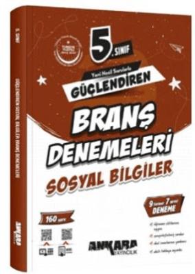 5 Sınıf Sosyal Bilgiler Güçlendiren Branş Denemeleri