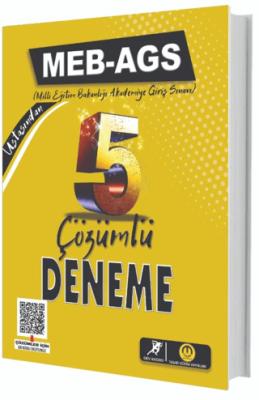 Tasarı Yayınları 2025 MEB AGS Dev Kadro Çözümlü 5 Deneme