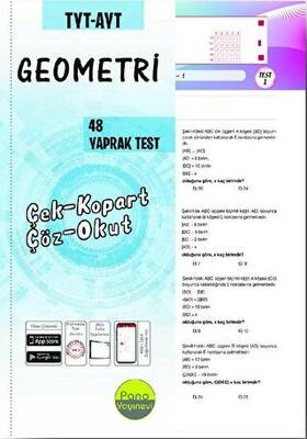 Pano Yayınevi TYT AYT Geometri 48 Yaprak Test