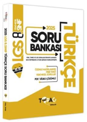 2025 8 Sınıf LGS Türkçe Yeni Nesil Soru Bankası PDF Video Çözümlü