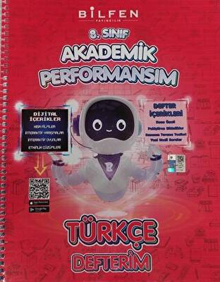 7 Sınıf Türkçe Akademik Performansım Defterim