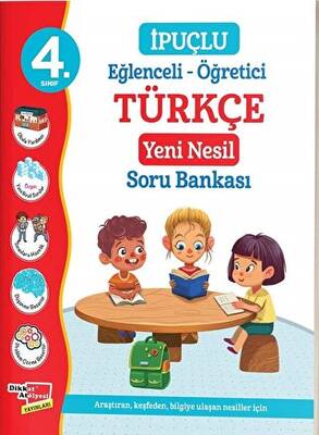 4 Sınıf Eğlenceli Öğretici İpuçlu Türkçe Yeni Nesil Soru Bankası