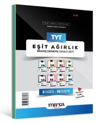 2025 TYT Eşit Ağırlık Branş Deneme Sınavı Seti 8 Fasikül 68 Deneme