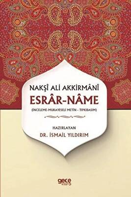 Esrar Name Nakşı Ali Akkirmanı