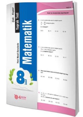 8 Sınıf Matematik Çek Kopar Yaprak Test