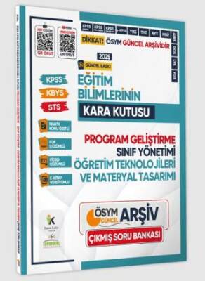 2025 Eğitim Bilimlerinin Kara Kutusu Program Geliştirme Sınıf Materyal Konu Ö Çözümlü Soru Bankası
