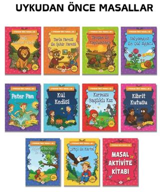 Uykudan Önce Masallar Seti 10 Kitap 1 Aktivite Takım